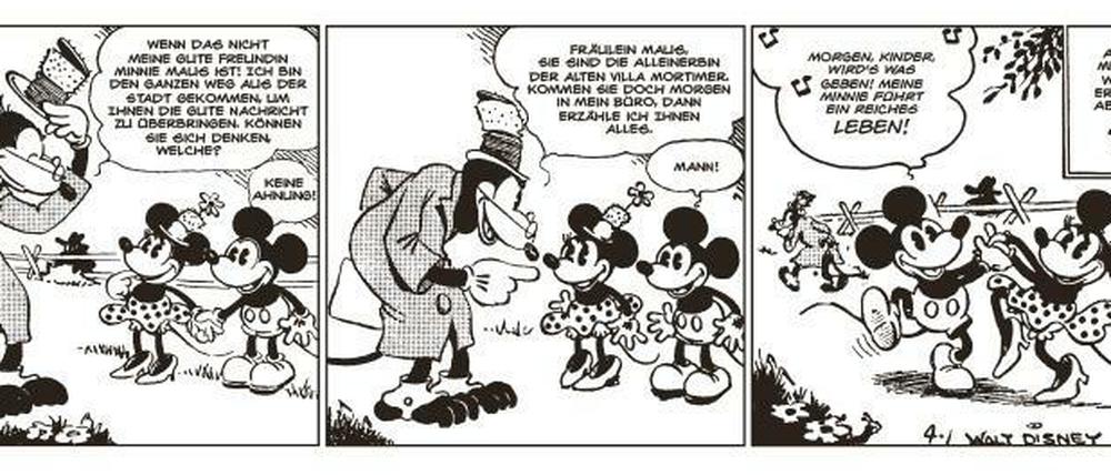 Wie alles anfing: Ein Strip aus der neuen Gesamtausgabe.
