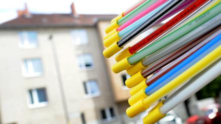Der Glasfaser-Ausbau soll die Digitalisierung Berlins vorantreiben.