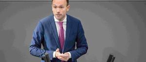 Der CDU-Abgeordnete Nikolas Löbel im Oktober 2019 im Bundestag.