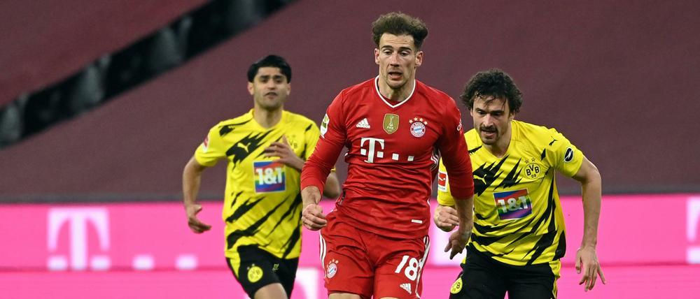 Leon Goretzka schoss kurz vor Schluss das wichtige 3:2 für den FC Bayern.