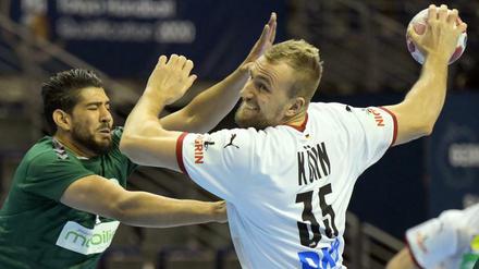 Johannes Kühn und seine Kollegen mussten gegen Algerien noch einmal hart arbeiten.