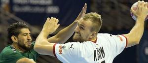 Johannes Kühn und seine Kollegen mussten gegen Algerien noch einmal hart arbeiten.