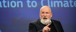EU-Kommissionsvize Timmermans hält es für an der Zeit, dass die Älteren in der Klimapolitik Solidarität mit der Jugend zeigen. 