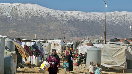 Im Libanon leben rund 1,5 Millionen Syrer, viele von ihnen in der Bekaa-Ebene. Die wirtschaftliche Not ist groß.