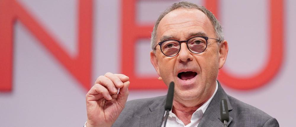 Einer der beiden SPD-Bundesvorsitzenden: Norbert Walter-Borjans.