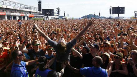 Bilder aus anderen Zeiten. „Rock am Ring“, 2014.