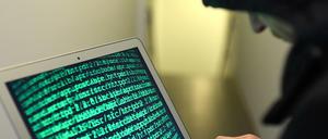 Cyberangriff eines Hackers (Symbolbild)