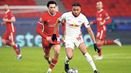 Unter Kontrolle. Leipzig mit Nkunku war gegen Liverpool offensiv auch im Rückspiel viel zu harmlos.