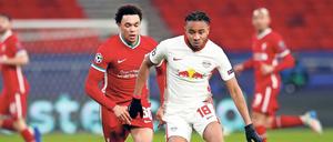 Unter Kontrolle. Leipzig mit Nkunku war gegen Liverpool offensiv auch im Rückspiel viel zu harmlos. 