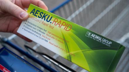 Die Selbsttests bei Aldi waren sofort ausverkauft.