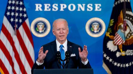US-Präsident Joe Biden verbucht den ersten großen Gesetzgebungserfolg. 