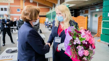 Beatrix von Storch (l.) unterlag Kristin Brinker bei der Wahl zur Berliner Parteivorsitzenden.