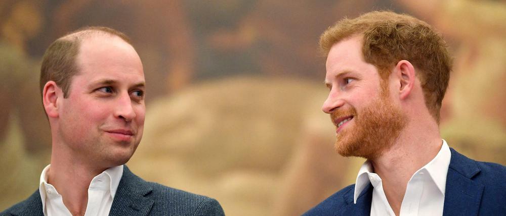 Royale Brüder: Prinz William (links) und Prinz Harry im April 2018