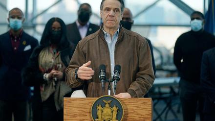 New Yorks Gouvernor Andrew Cuomo. 