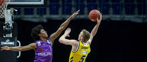 Für Niels Giffey (rechts) und Alba Berlin stehen in dieser Woche mal wieder drei Spiele auf dem Programm.