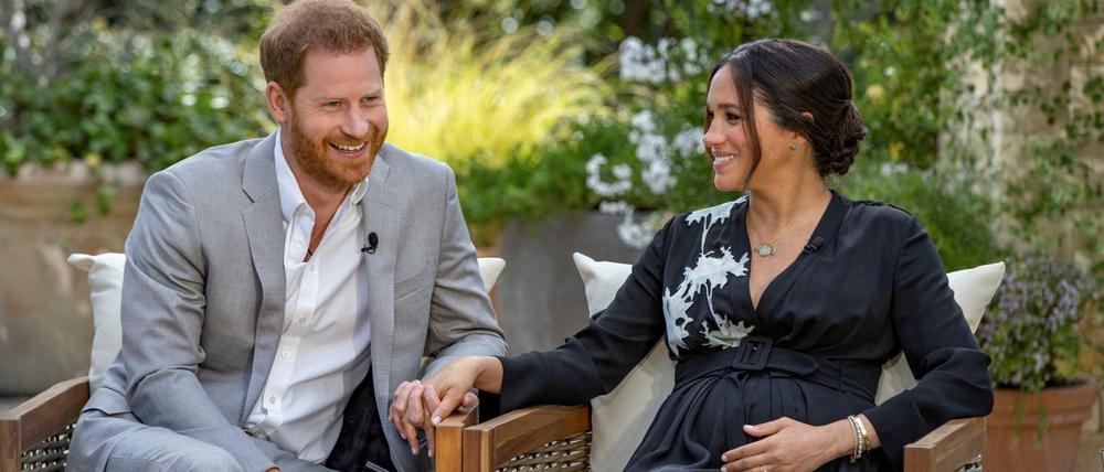 Meghan Markle und Prinz Harry bei ihrem Interview mit Oprah Winfrey.