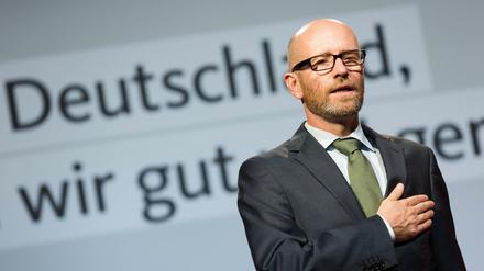 Peter Tauber als CDU-Generalsekretär im Wahlkampf 2017