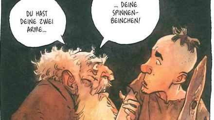 In der Hütte des Zauberers: Eine Szene aus „Aldobrando“.