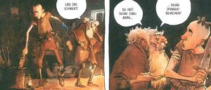 In der Hütte des Zauberers: Eine Szene aus „Aldobrando“.