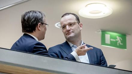 Ein Bild aus besseren Tagen - Armin Laschet und Jens Spahn