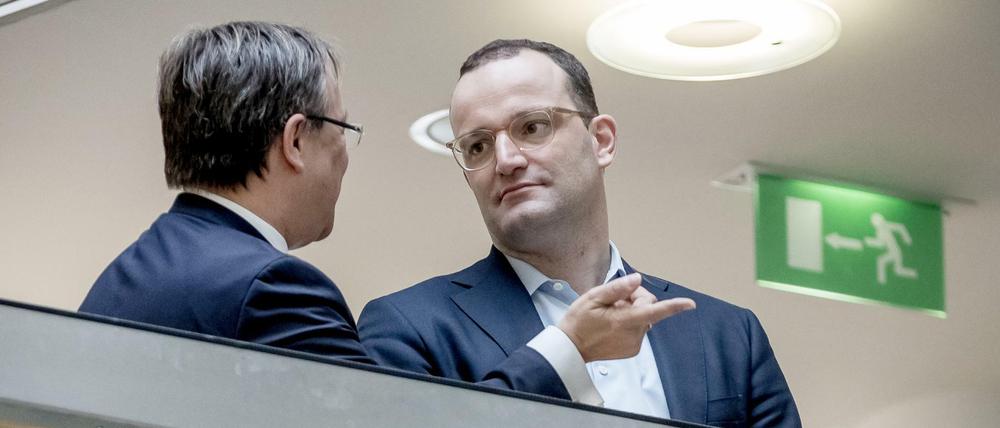 Ein Bild aus besseren Tagen - Armin Laschet und Jens Spahn