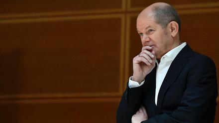Die Kanzlerschaft fest im Blick: Olaf Scholz.