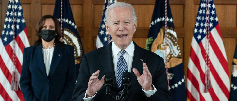 Joe Biden und Kamala Harris verurteilen nach dem Massenmord in Atlanta den grassierenden Rassismus.
