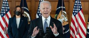 Joe Biden und Kamala Harris verurteilen nach dem Massenmord in Atlanta den grassierenden Rassismus.