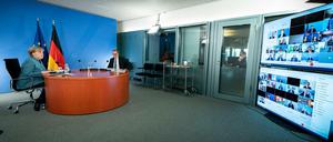 Bundeskanzlerin Angela Merkel und Michael Müller werden den Impfgipfel leiten.