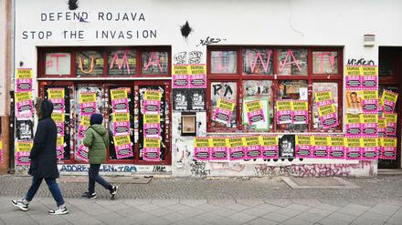 Am Donnerstag soll die Kneipe "Meuterei" in der Reichenberger Straße 58 zwangsgeräumt werden.