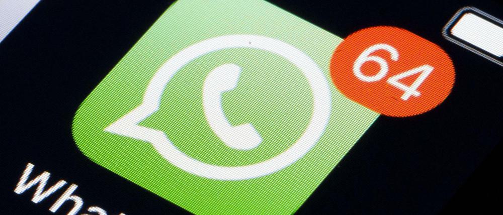 Das Logo des Instant-Messaging-Dienstes WhatsApp.