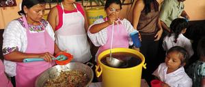 Schulspeißung in Guatemala vor der Pandemie.
