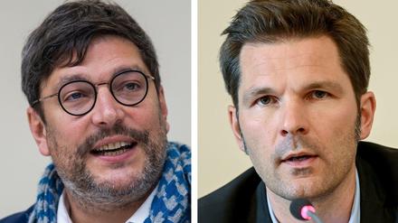 Im Clinch: Justizsenator Dirk Behrendt (Grüne) und Wissenschaftsstaatssekretär Steffen Krach (SPD).