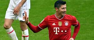 Robert Lewandowski kommt Gerd Müllers Torrekord wieder ein Stück näher an.