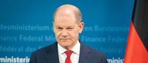 Der Bundesfinanzminister und SPD-Kanzlerkandidat Olaf Scholz (SPD).