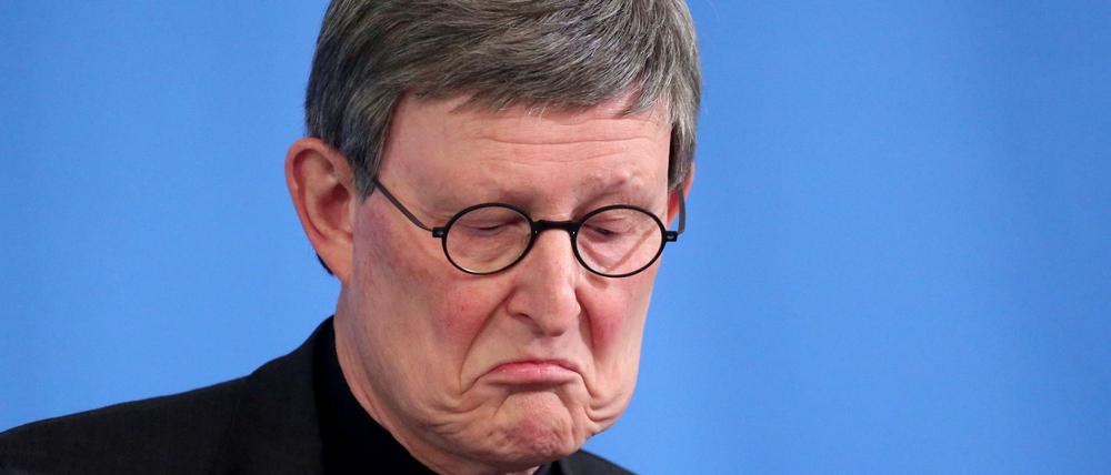Kardinal Rainer Maria Woelki, Erzbischof von Köln, bei der Pressekonferenz des Erzbistum Köln zur Vorstellung der Konsequenzen aus dem vergangene Woche veröffentlichten Missbrauchsgutachten.