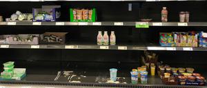 Der Berliner Handel fürchtet Hamsterkäufe in den Supermärkten durch den Oster-Lockdown.
