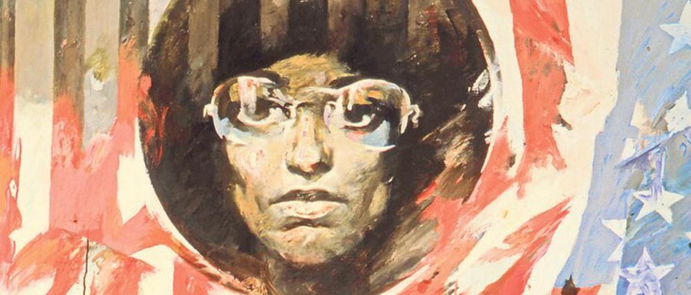 Arg plakativ. Willi Sittes Gemälde „Angela Davis und ihre Richter“ (1971, Ausschnitt) prangert das Unrecht an. 
