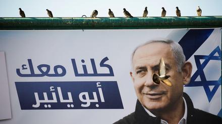 Ein Freund der arabischen Minderheit? Damit wirbt Netanjahu für sich.