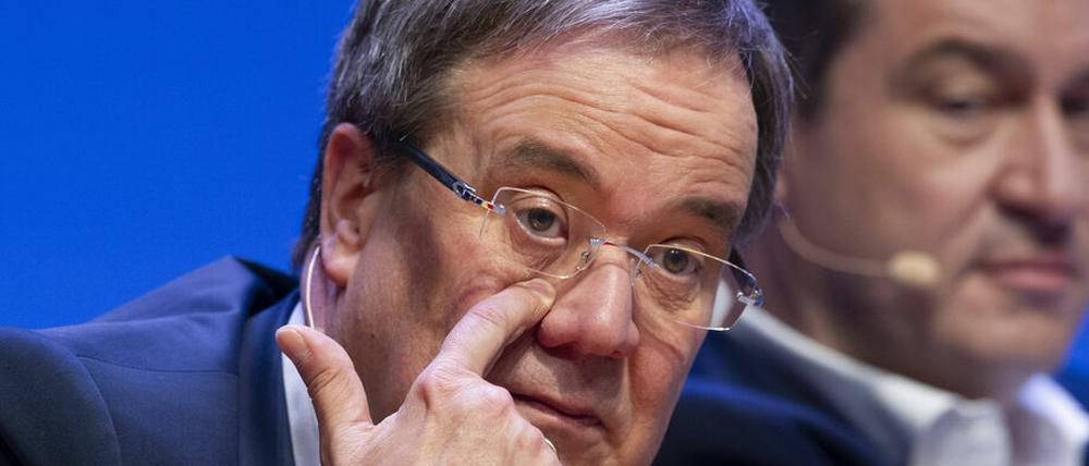 CDU-Chef Armin Laschet und der CSU-Vorsitzende Markus Söder (Archivbild) 