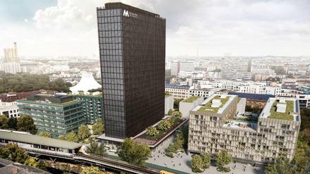 Das ehemalige Postscheckamt in Berlin-Kreuzberg wird umgebaut – der Spatenstich wurde am 18.März getätigt.