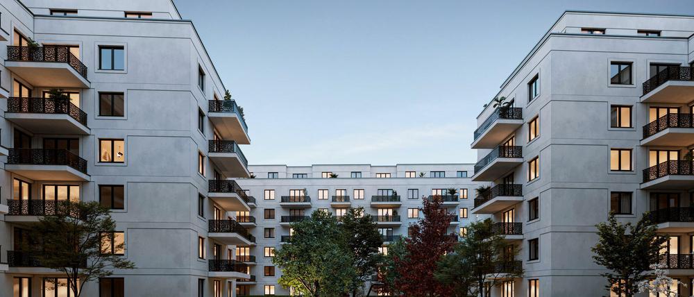 Umstritten. Dieser Wohnblock soll im Winterfeldt-Kiez entstehen.