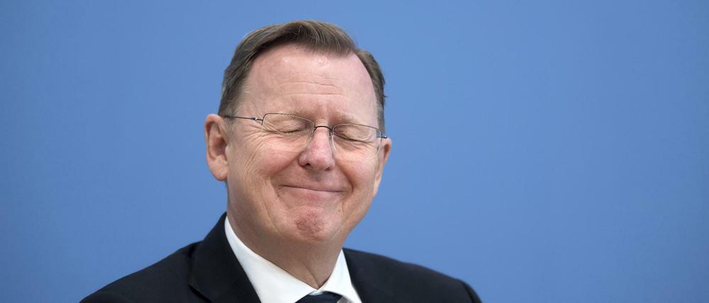 Bodo Ramelow ist als passioniert Handy-Nutzer bekannt.