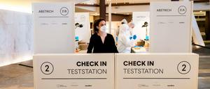 Vor dem Philharmonie-Konzert am 20. März wurden 500 Ticket-Besitzer im Kammermusiksaal getestet.