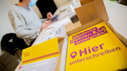 Die Initiative setzt sich dafür ein, Immobilienunternehmen mit mehr als 3000 Wohnungen zu enteignen. 