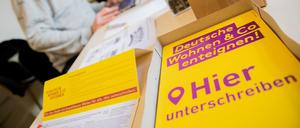 Die Initiative setzt sich dafür ein, Immobilienunternehmen mit mehr als 3000 Wohnungen zu enteignen. 