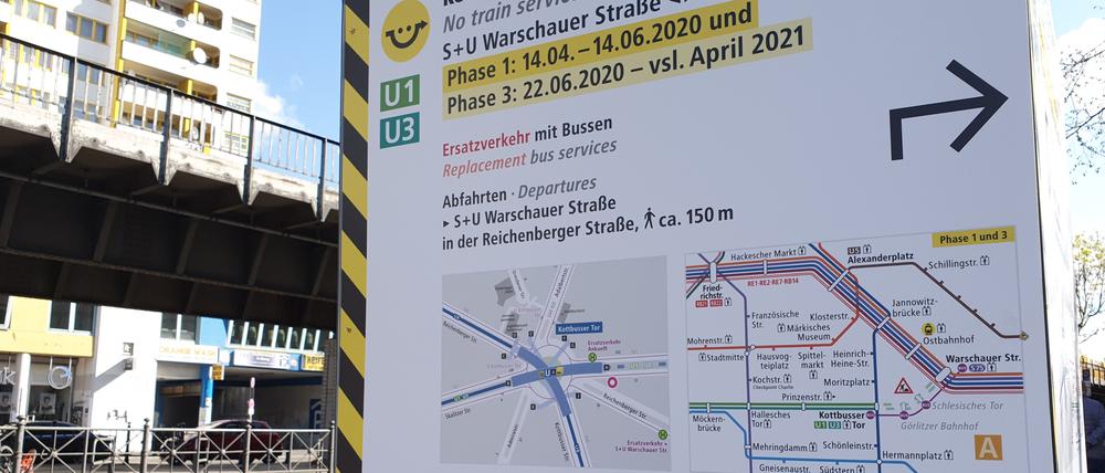 Seit fast einem Jahr ist die Hochbahn in Kreuzberg gesperrt.