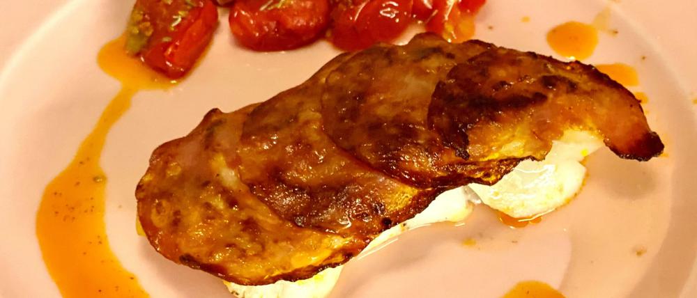 Schmeckt besser, als es aussieht: Kabeljau mit Chorizokruste und Ofentomaten