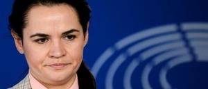 Oppositionsführerin Swetlana Tichanowskaja ändert ihre Strategie.