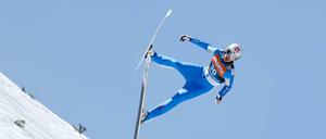 Andre Tande kurz vor dem Aufprall in Planica.